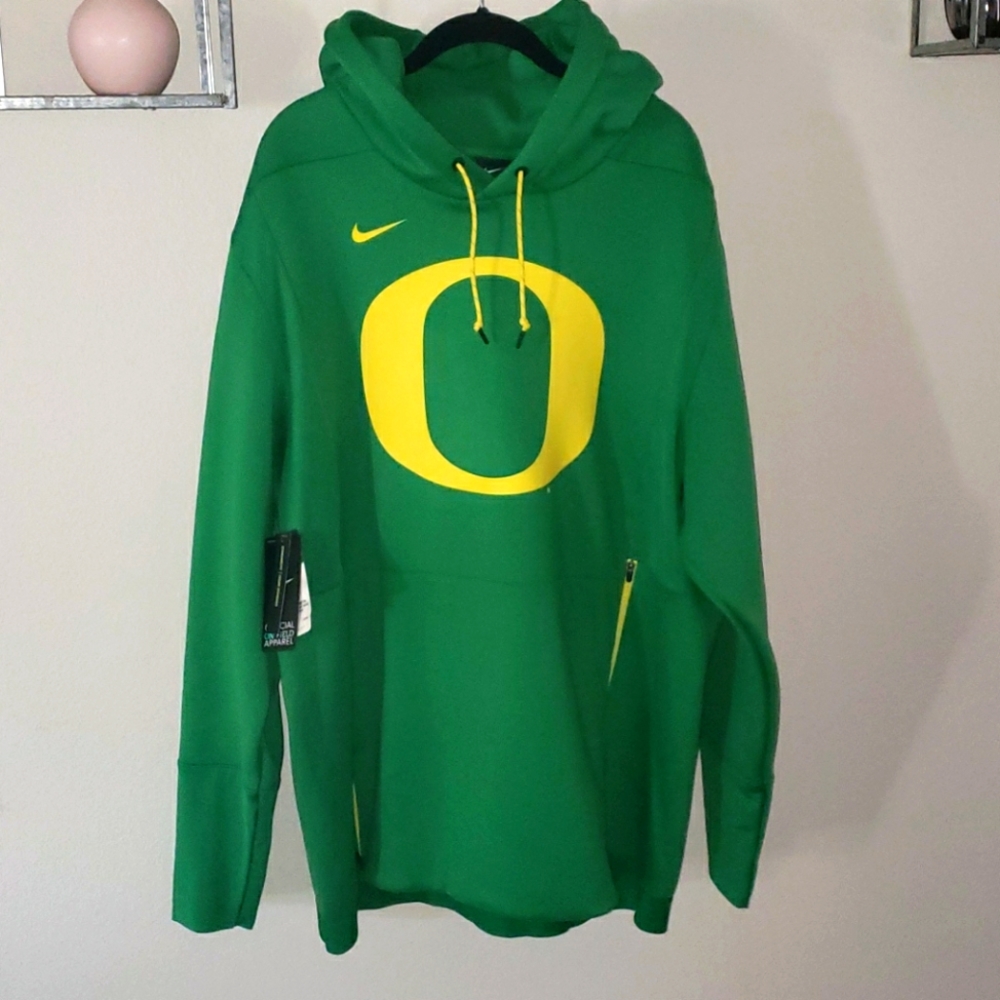 NWT NIKE OREGON DUCKS THERMA HOODIE XL